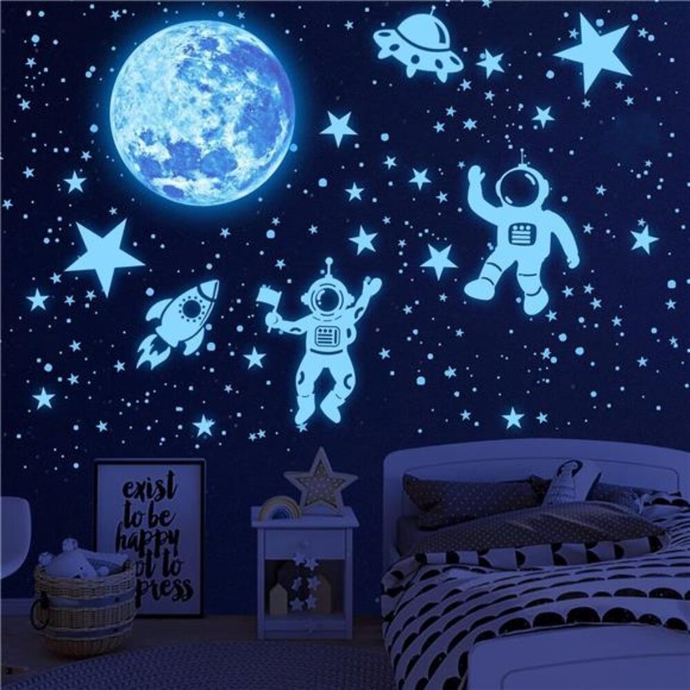 Glow in The Dark Stars for Ceiling 1106Pcs Glow in The Dark Moon and Planet
